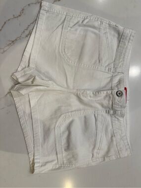 UNIONBAY White Stretch Denim Shorts